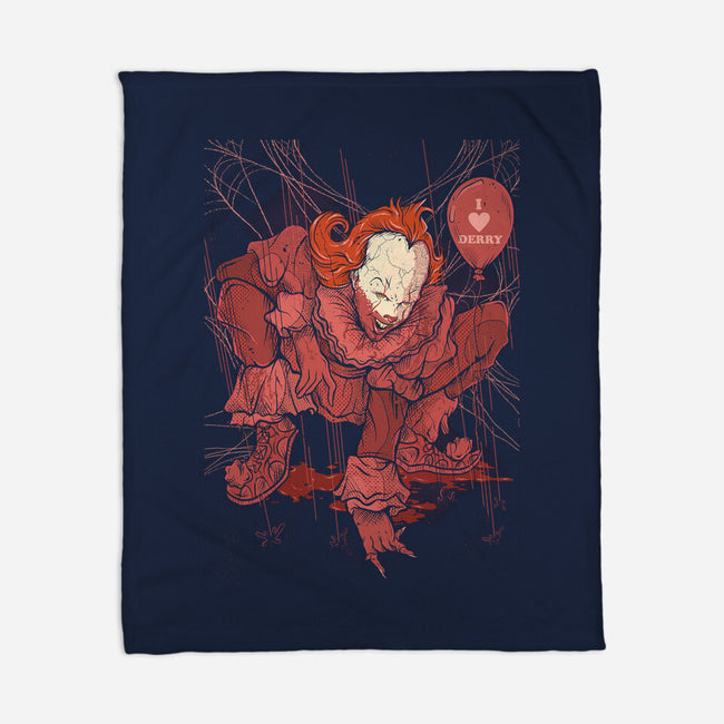 Blood Spider-None-Fleece-Blanket-Green Devil