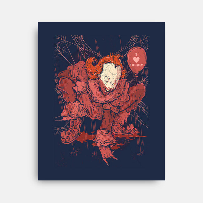 Blood Spider-None-Stretched-Canvas-Green Devil