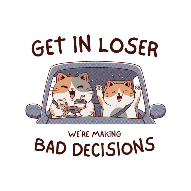 Making Bad Decisions-Womens-Fitted-Tee-GODZILLARGE