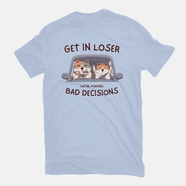 Making Bad Decisions-Womens-Fitted-Tee-GODZILLARGE