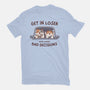 Making Bad Decisions-Womens-Fitted-Tee-GODZILLARGE