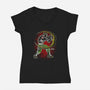 Final Round-Womens-V-Neck-Tee-turborat14
