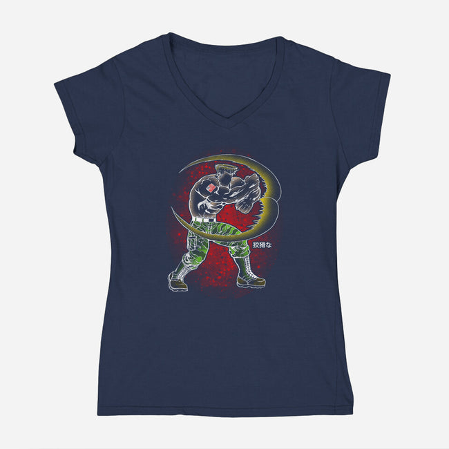 Final Round-Womens-V-Neck-Tee-turborat14