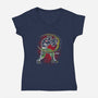 Final Round-Womens-V-Neck-Tee-turborat14