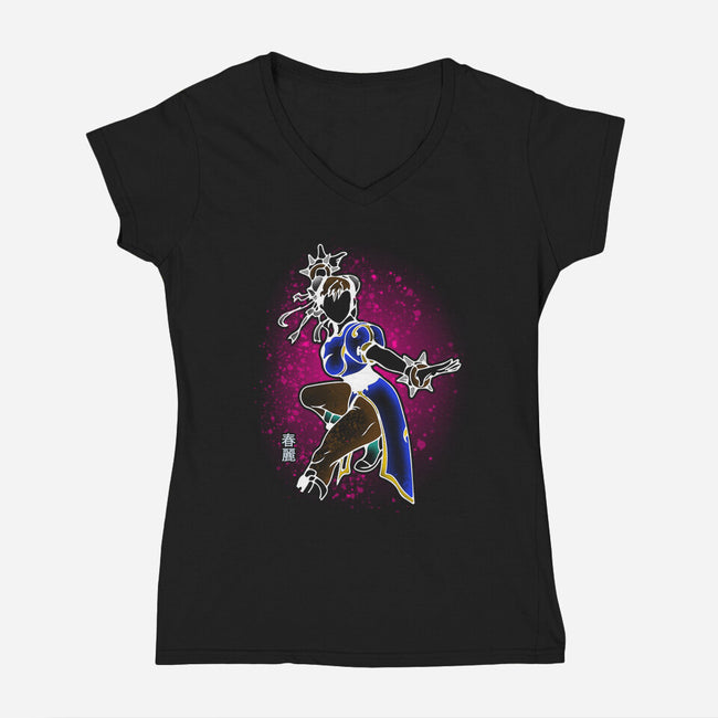 Fight Like A Champion-Womens-V-Neck-Tee-turborat14
