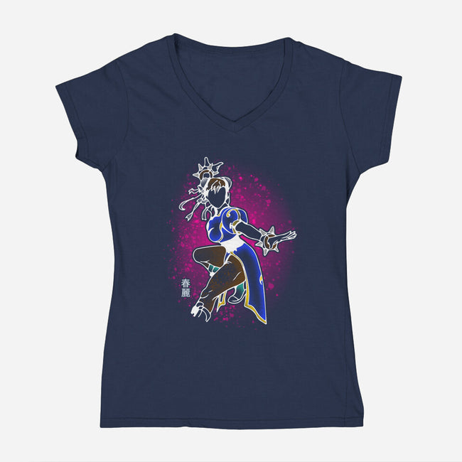 Fight Like A Champion-Womens-V-Neck-Tee-turborat14