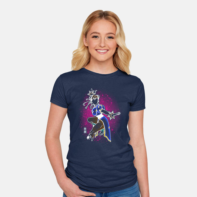 Fight Like A Champion-Womens-Fitted-Tee-turborat14