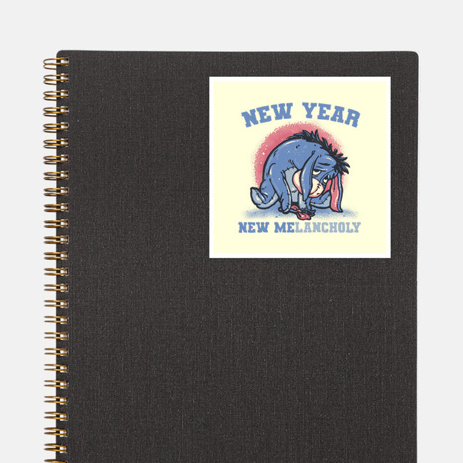 New Year New Melancholy-None-Glossy-Sticker-glitchygorilla