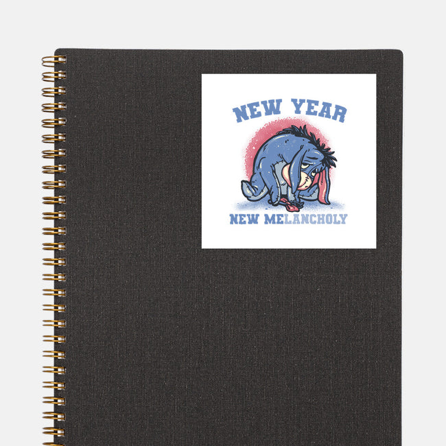 New Year New Melancholy-None-Glossy-Sticker-glitchygorilla