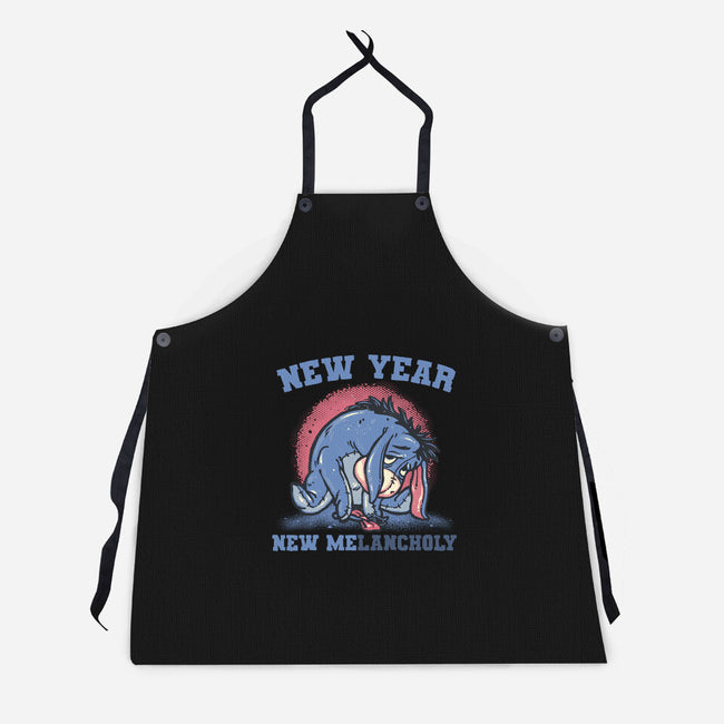 New Year New Melancholy-Unisex-Kitchen-Apron-glitchygorilla