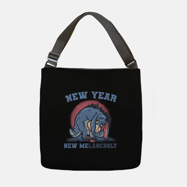 New Year New Melancholy-None-Adjustable Tote-Bag-glitchygorilla