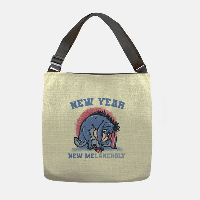 New Year New Melancholy-None-Adjustable Tote-Bag-glitchygorilla