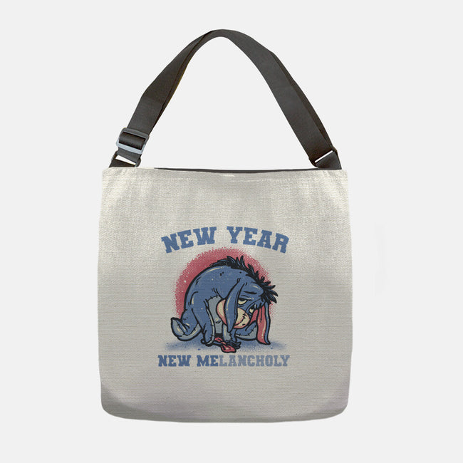 New Year New Melancholy-None-Adjustable Tote-Bag-glitchygorilla
