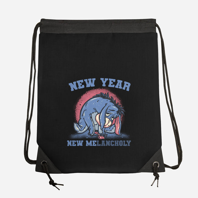 New Year New Melancholy-None-Drawstring-Bag-glitchygorilla