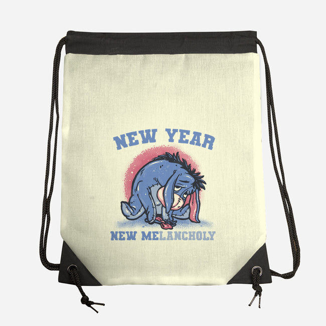 New Year New Melancholy-None-Drawstring-Bag-glitchygorilla