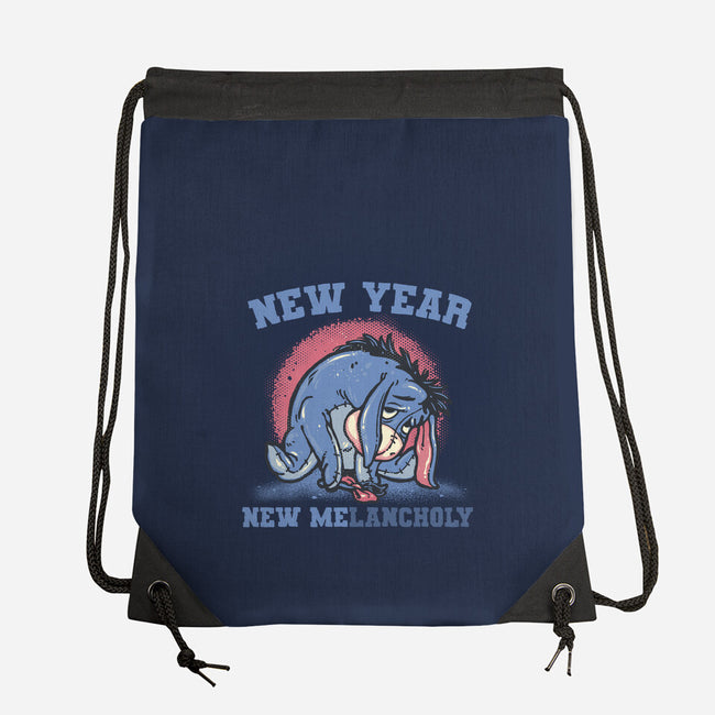New Year New Melancholy-None-Drawstring-Bag-glitchygorilla