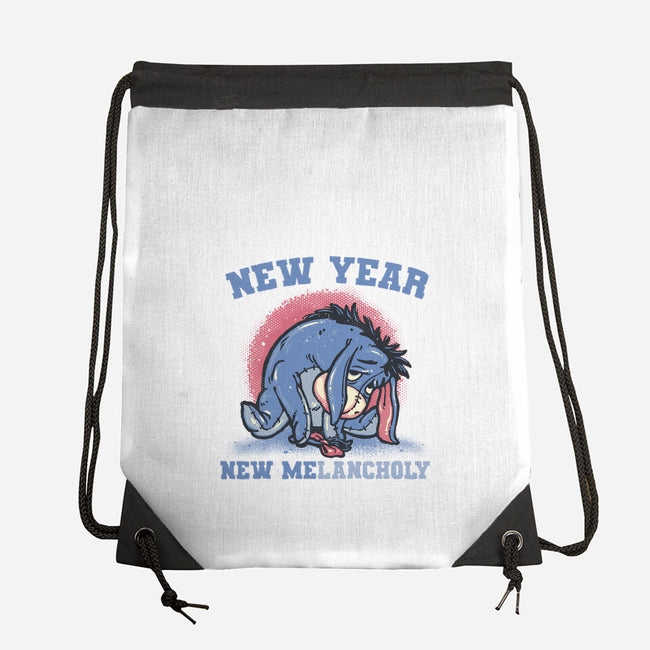 New Year New Melancholy-None-Drawstring-Bag-glitchygorilla