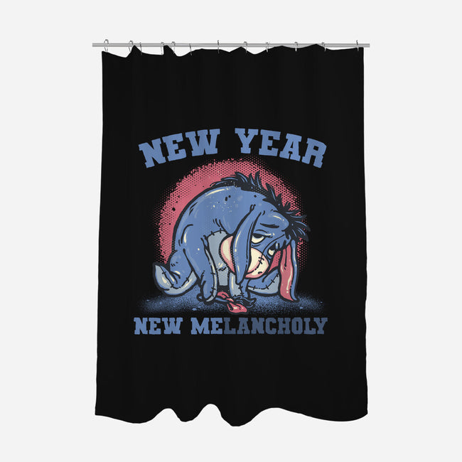 New Year New Melancholy-None-Polyester-Shower Curtain-glitchygorilla
