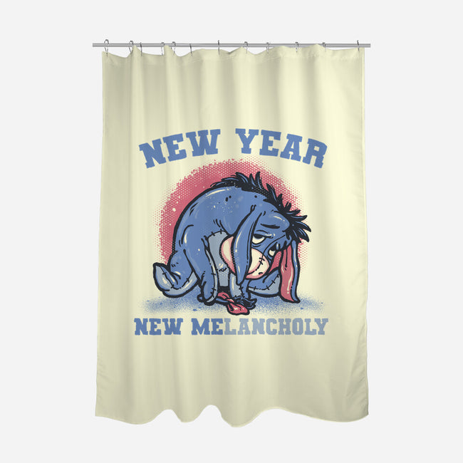 New Year New Melancholy-None-Polyester-Shower Curtain-glitchygorilla