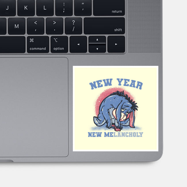 New Year New Melancholy-None-Glossy-Sticker-glitchygorilla