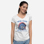 New Year New Melancholy-Womens-V-Neck-Tee-glitchygorilla