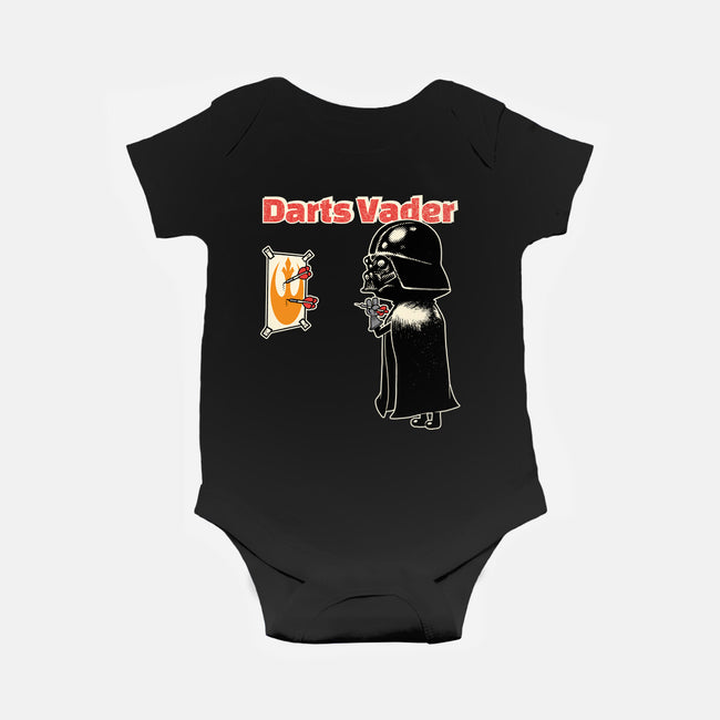 Darts Vader-Baby-Basic-Onesie-imisko