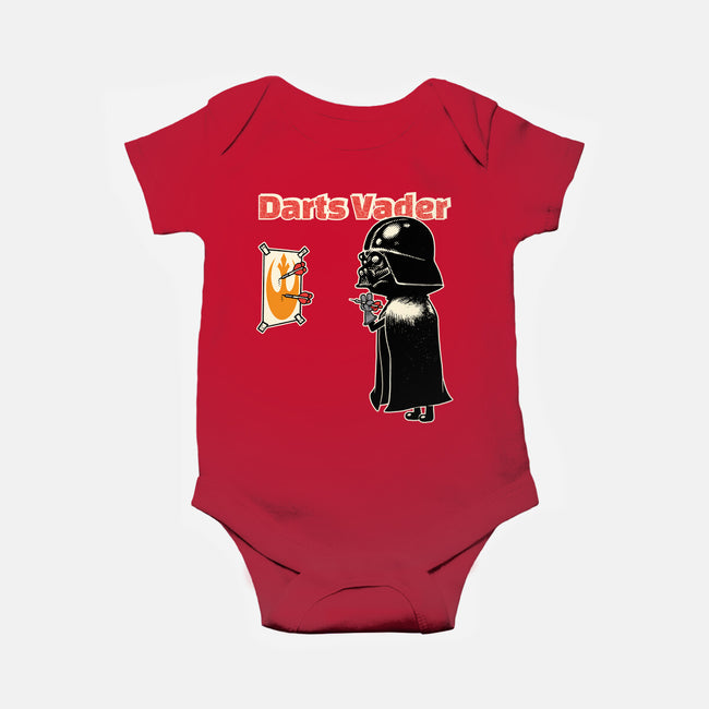 Darts Vader-Baby-Basic-Onesie-imisko