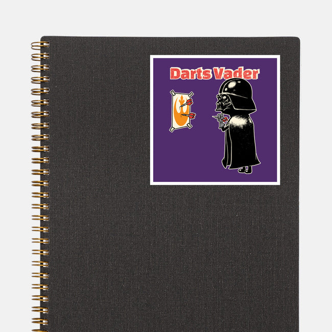 Darts Vader-None-Glossy-Sticker-imisko