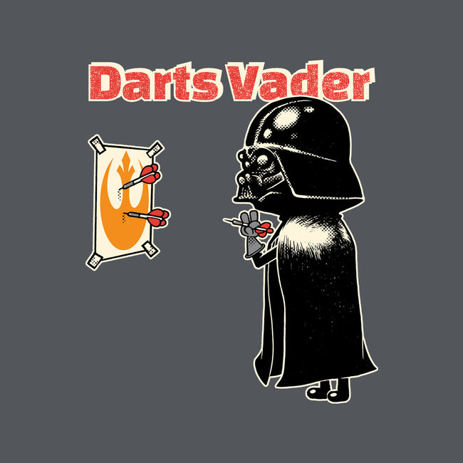Darts Vader-Womens-V-Neck-Tee-imisko