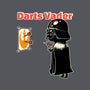 Darts Vader-Womens-V-Neck-Tee-imisko