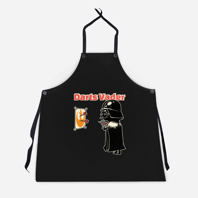 Darts Vader-Unisex-Kitchen-Apron-imisko