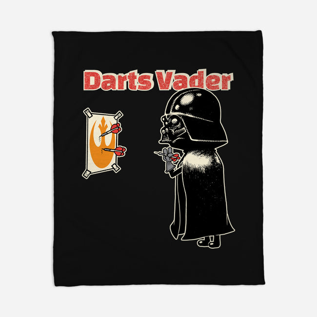 Darts Vader-None-Fleece-Blanket-imisko