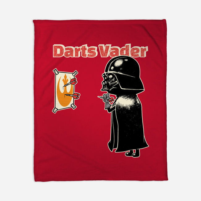 Darts Vader-None-Fleece-Blanket-imisko