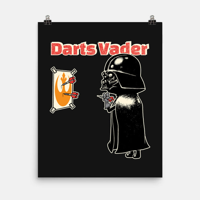 Darts Vader-None-Matte-Poster-imisko