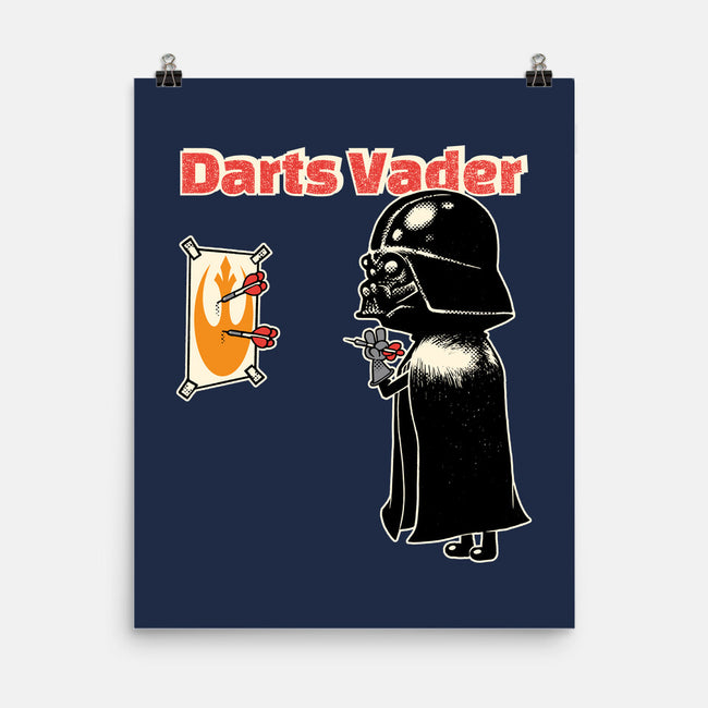Darts Vader-None-Matte-Poster-imisko