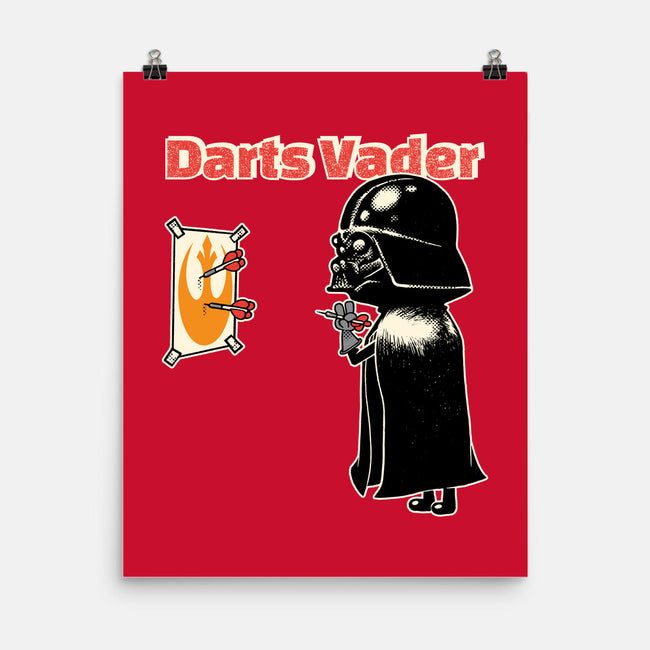 Darts Vader-None-Matte-Poster-imisko