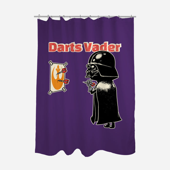 Darts Vader-None-Polyester-Shower Curtain-imisko
