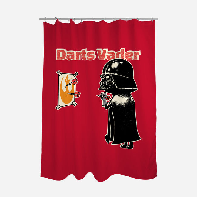 Darts Vader-None-Polyester-Shower Curtain-imisko