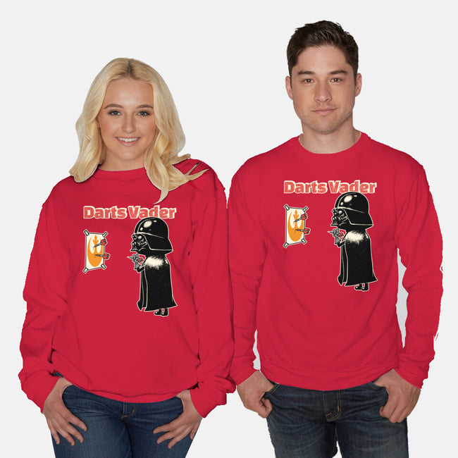 Darts Vader-Unisex-Crew Neck-Sweatshirt-imisko