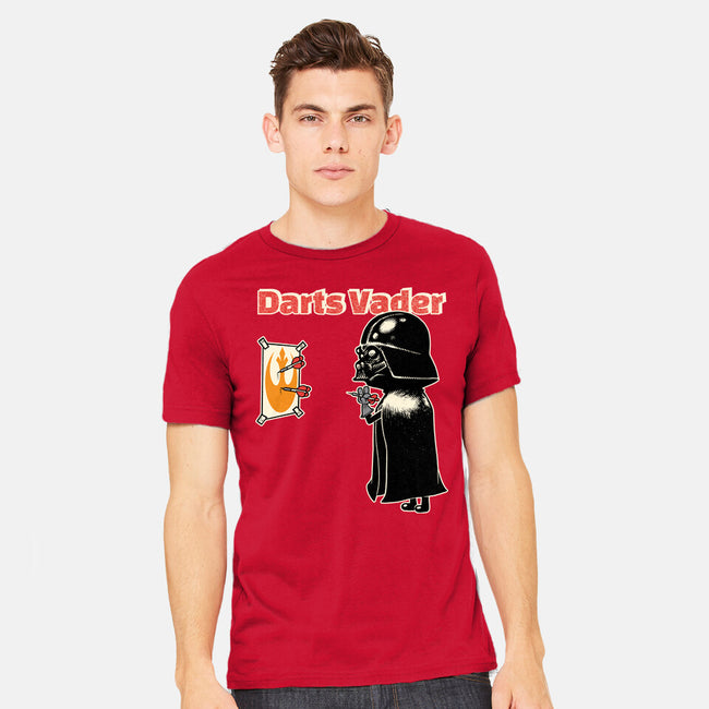 Darts Vader-Mens-Heavyweight-Tee-imisko