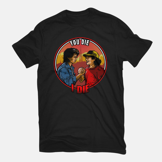 Hawkins Handshake-Womens-Fitted-Tee-AndreusD