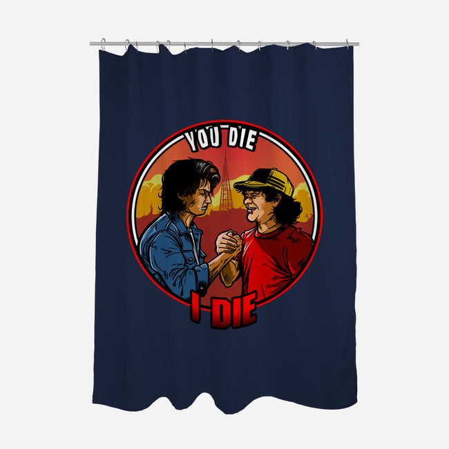 Hawkins Handshake-None-Polyester-Shower Curtain-AndreusD