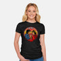 Hawkins Handshake-Womens-Fitted-Tee-AndreusD