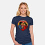 Hawkins Handshake-Womens-Fitted-Tee-AndreusD