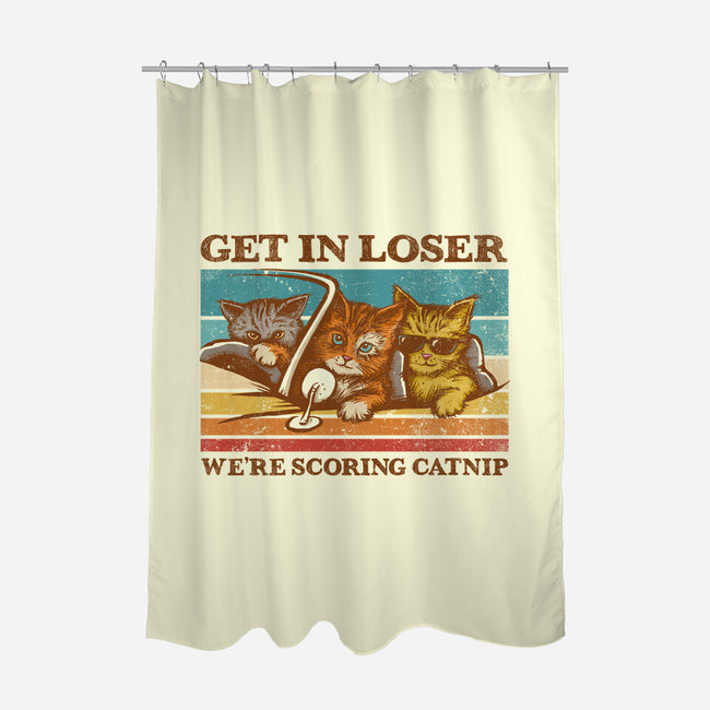 We're Scoring Catnip-None-Polyester-Shower Curtain-kg07