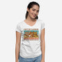 We're Scoring Catnip-Womens-V-Neck-Tee-kg07