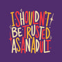 I Shouldn't Be Trusted As An Adult-None-Adjustable Tote-Bag-koalastudio