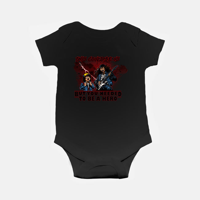 You Needed To Be A Hero-Baby-Basic-Onesie-AndreusD