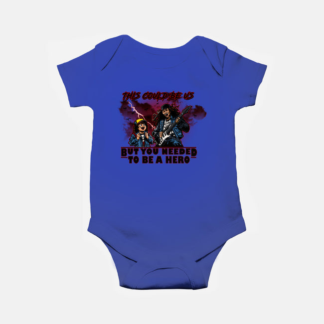 You Needed To Be A Hero-Baby-Basic-Onesie-AndreusD
