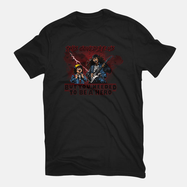 You Needed To Be A Hero-Womens-Fitted-Tee-AndreusD